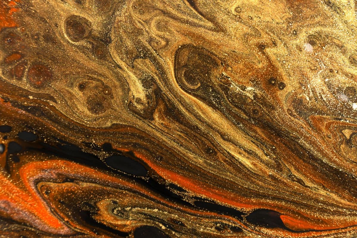 Glittery Gold Marble Texture Mural Wallpaper pattern detail