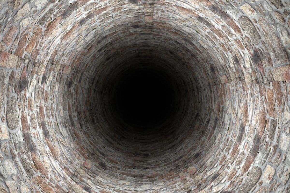 3D Rocky Tunnel Wallpaper Mural for Wall pattern detail