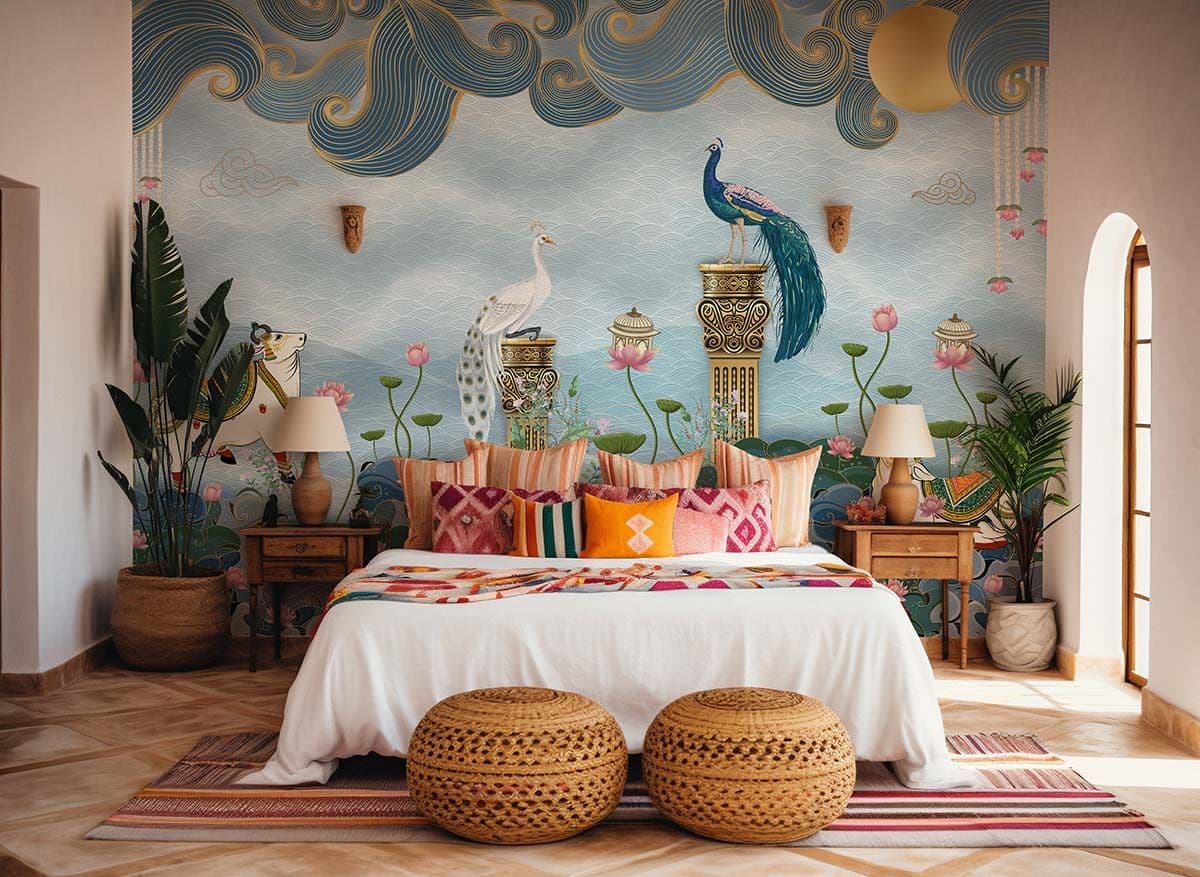 Vrindavan Golden heritage Garden, Customized shown in a room