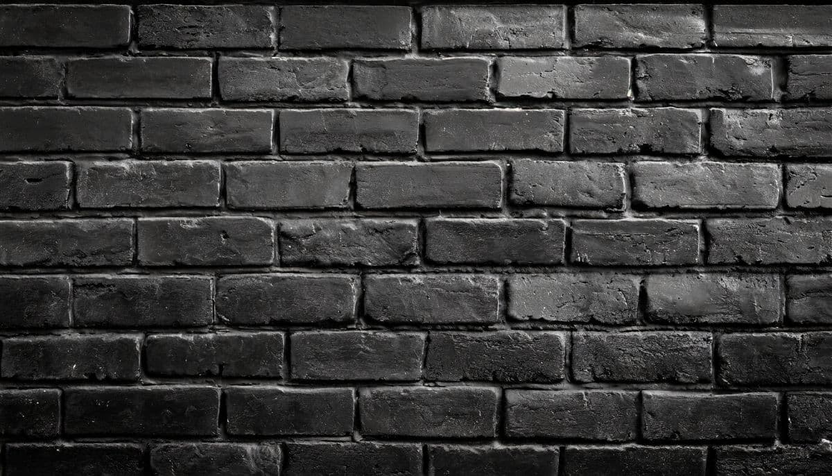 Dark Brick Charm Wallpaper Mural pattern detail