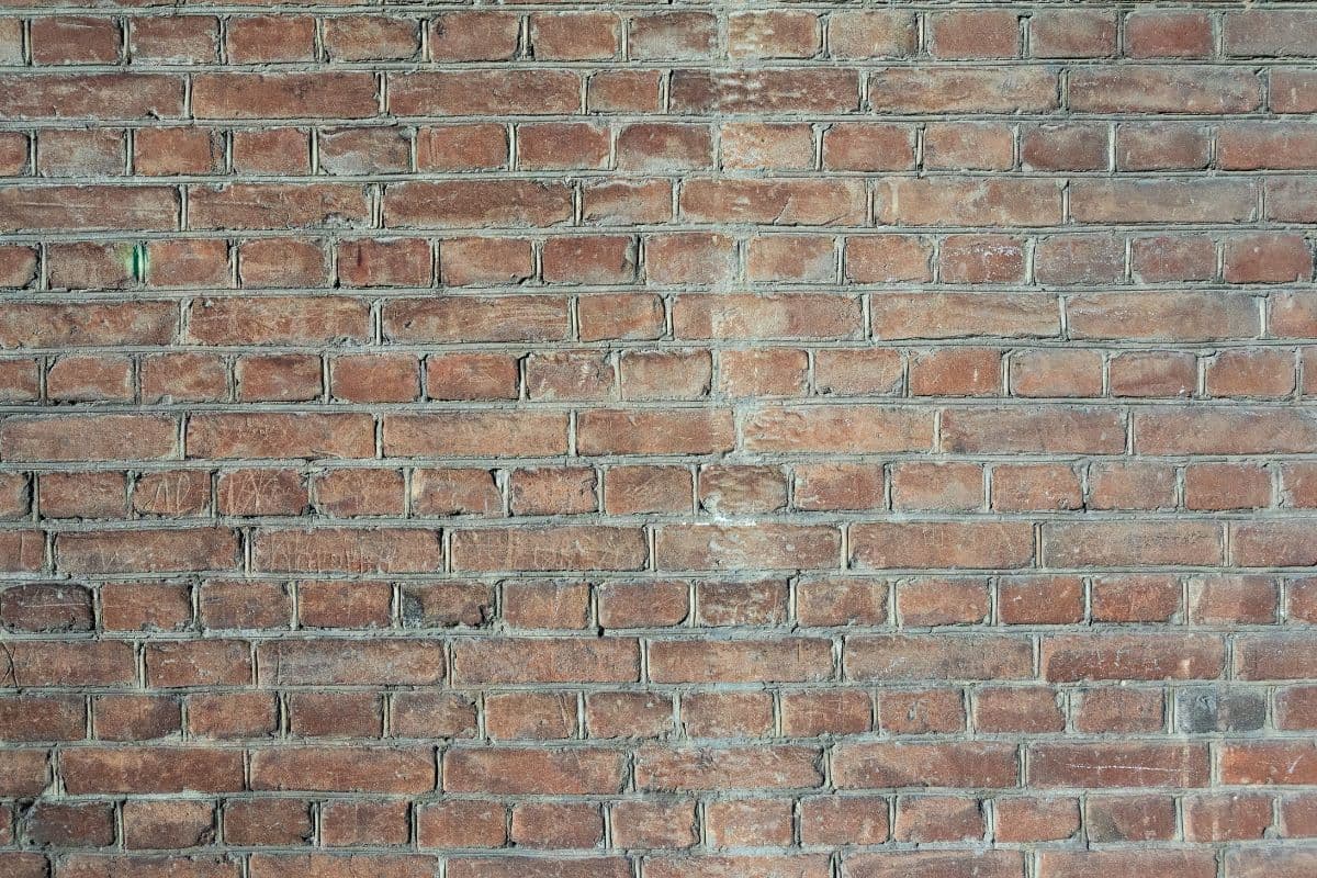 Old Red Brick Texture Wallpaper Mural pattern detail