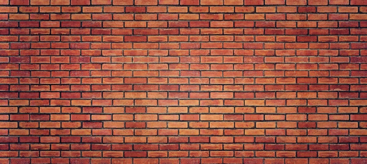 Red Brick Legacy Mural Wallpaper pattern detail