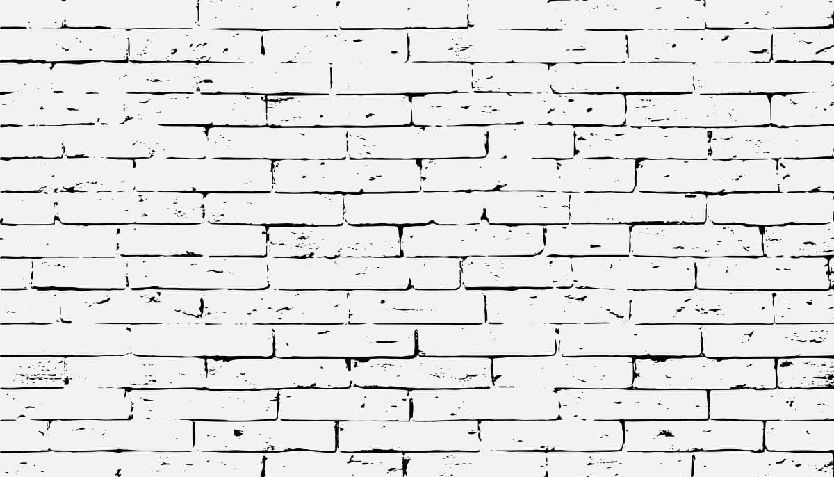 Cartoon Brick Fantasy Mural Wallpaper pattern detail