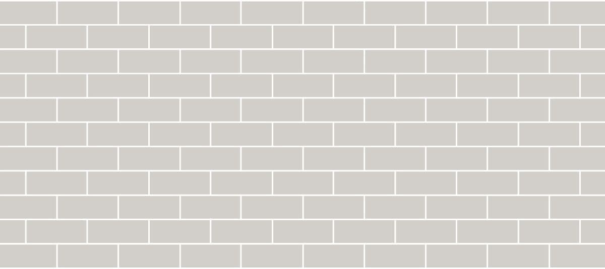 Creamy White Brickwork Mural Wallpaper pattern detail
