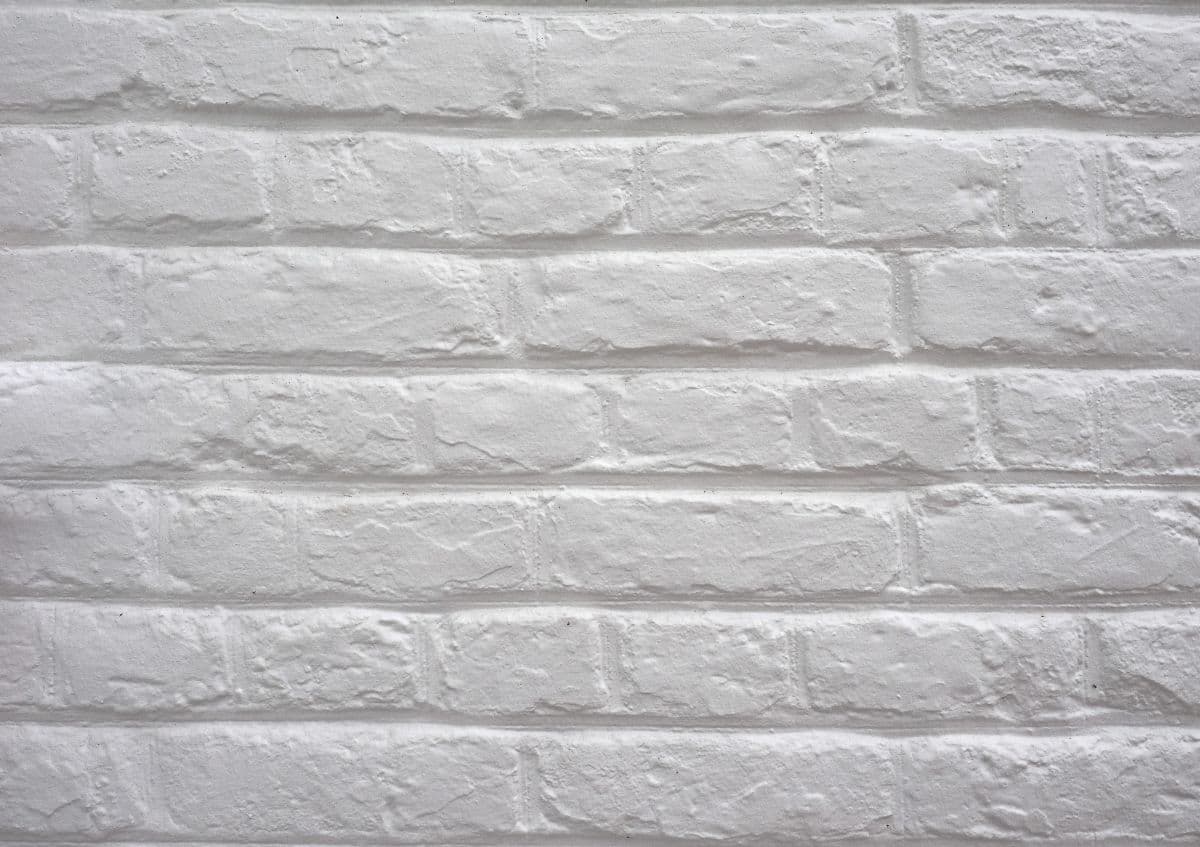 White Brick Revival Mural Wallpaper pattern detail