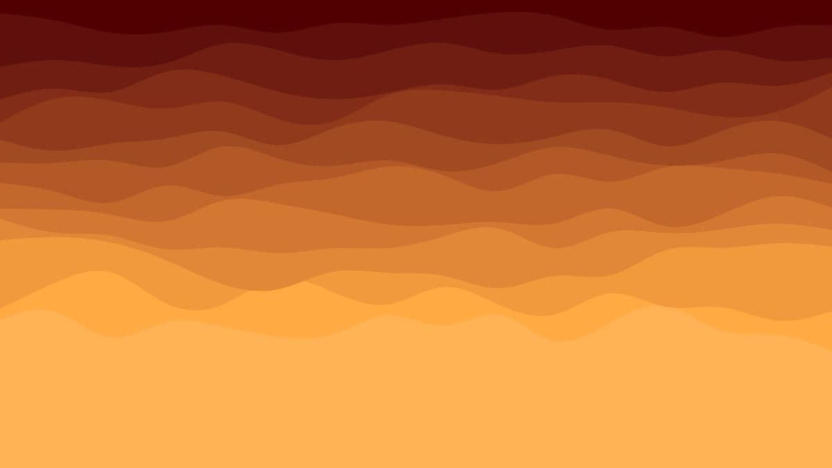 Terracotta Dessert Dunes Wallpaper Mural pattern detail