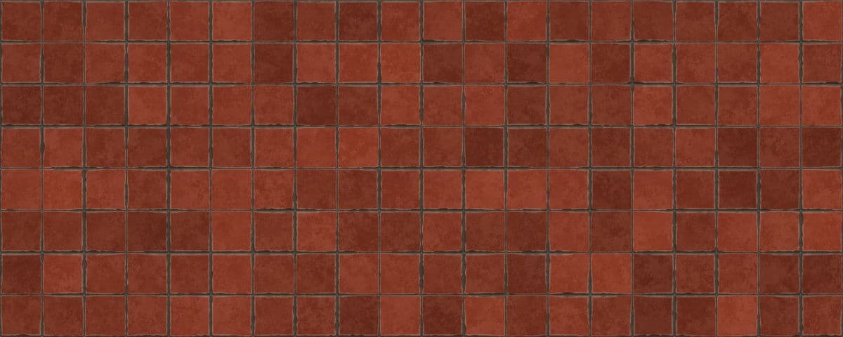 Vintage Terracotta Tiles Texture Mural Wallpaper pattern detail