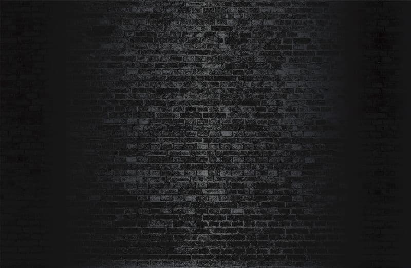 Enchanted Black Brick Wallpaper pattern detail
