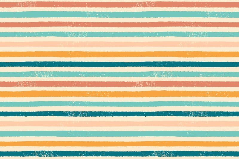 Retro Colorful Stripes Dance Wallpaper Mural pattern detail