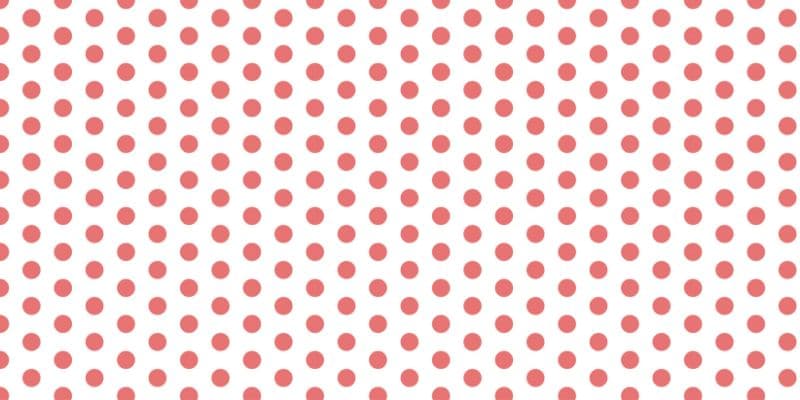 Ruby Polka Whimsy Mural Wallpaper pattern detail