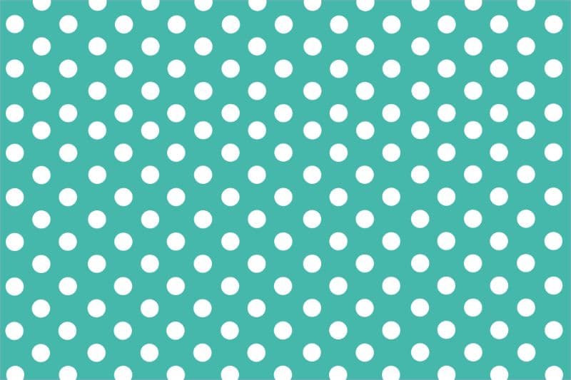 Teal Delight Polka Dots Wallpaper Mural pattern detail