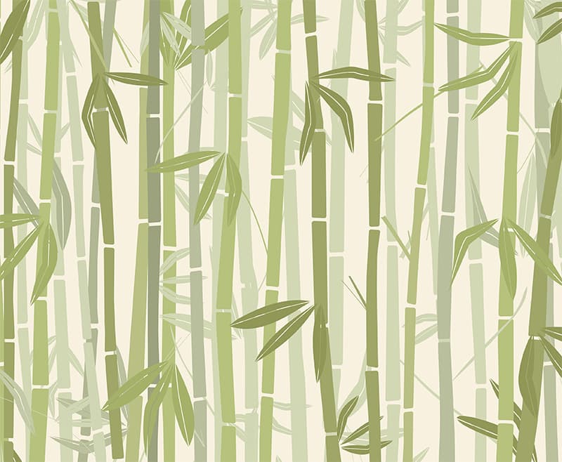 Serene Bamboo Forest Wallpaper Mural pattern detail