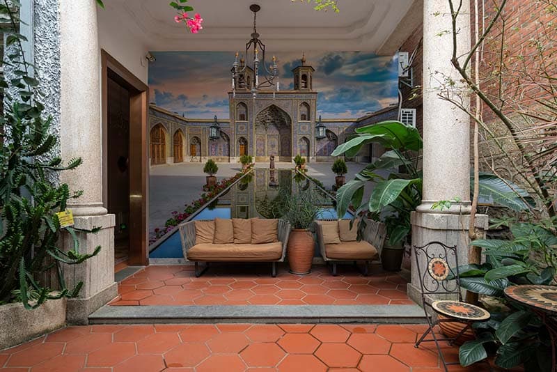 Shiraz City in Iran Wallpaper Mural shown in a room