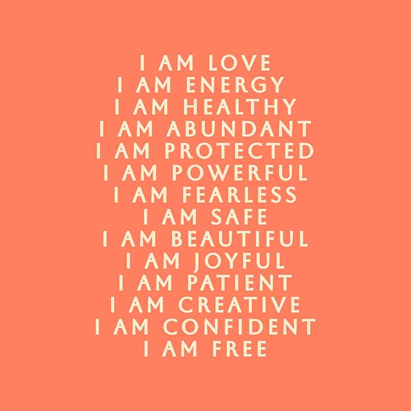 Affirmative Sentences For Your Wall Wallpaper pattern detail