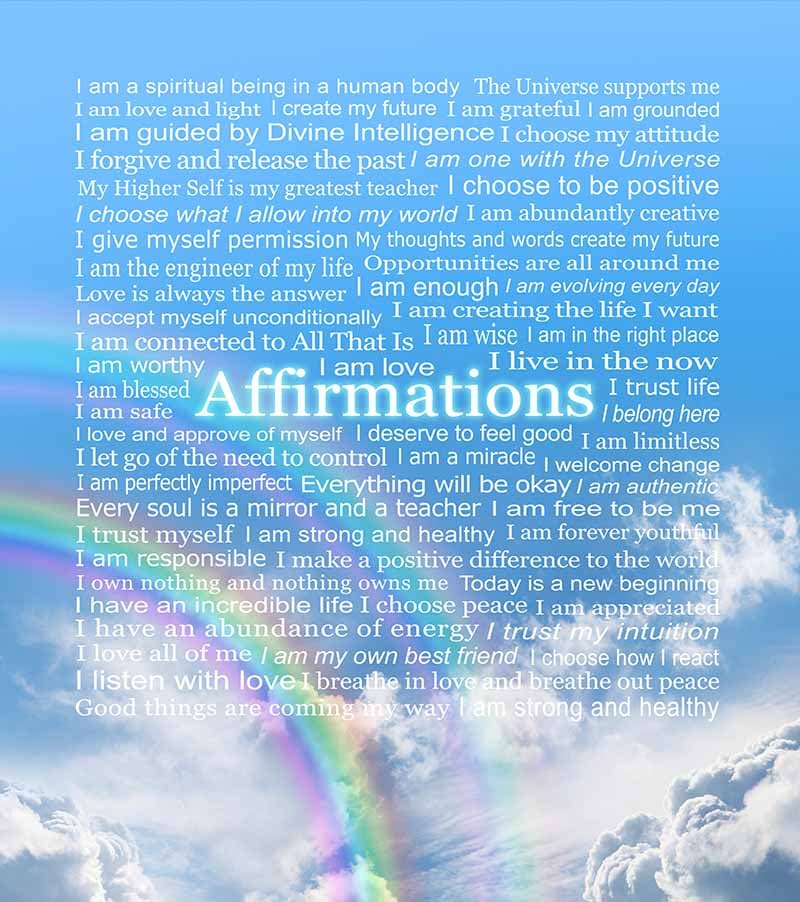 Must Read Daily Affirmation Wallpaper Mural pattern detail