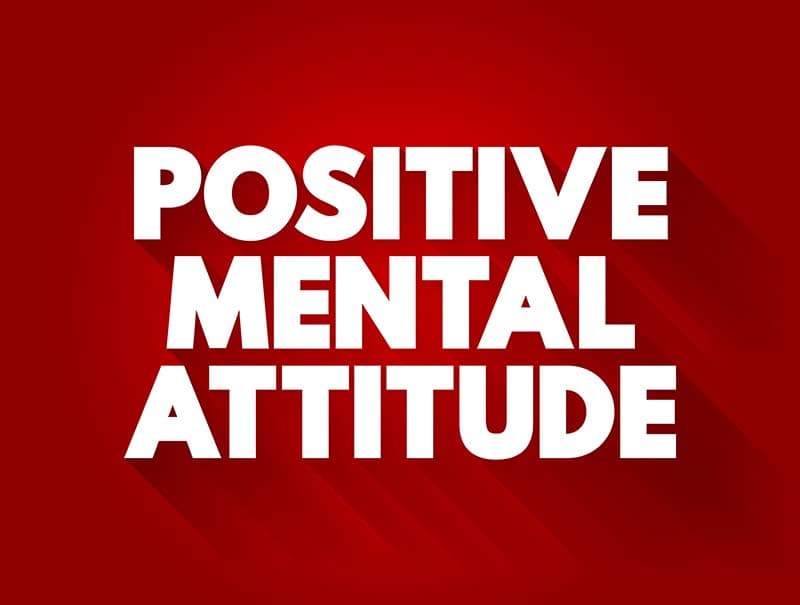 Positive Mental Attitude Wallpaper Mural pattern detail
