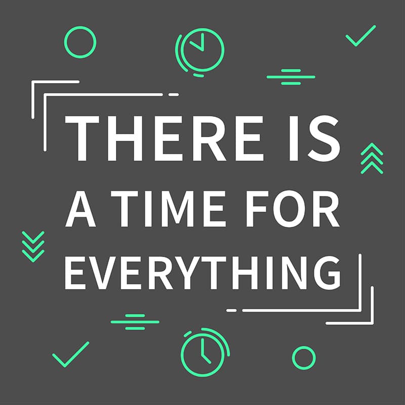 There is A Time for Everything Wallpaper Mural pattern detail