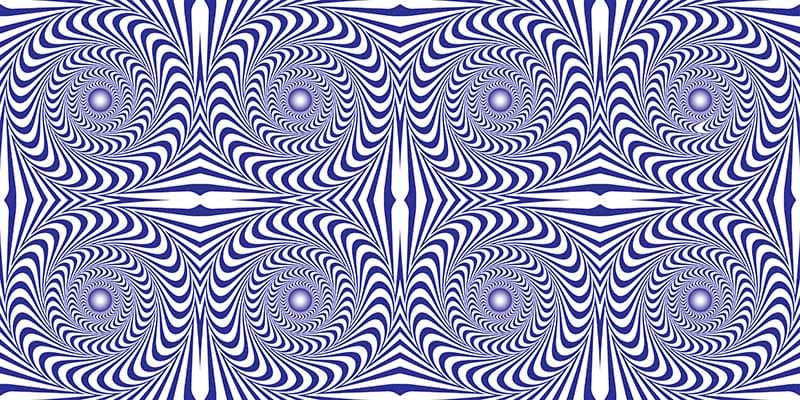 Hypnotic Perpetual Rotation Wallpaper Mural pattern detail