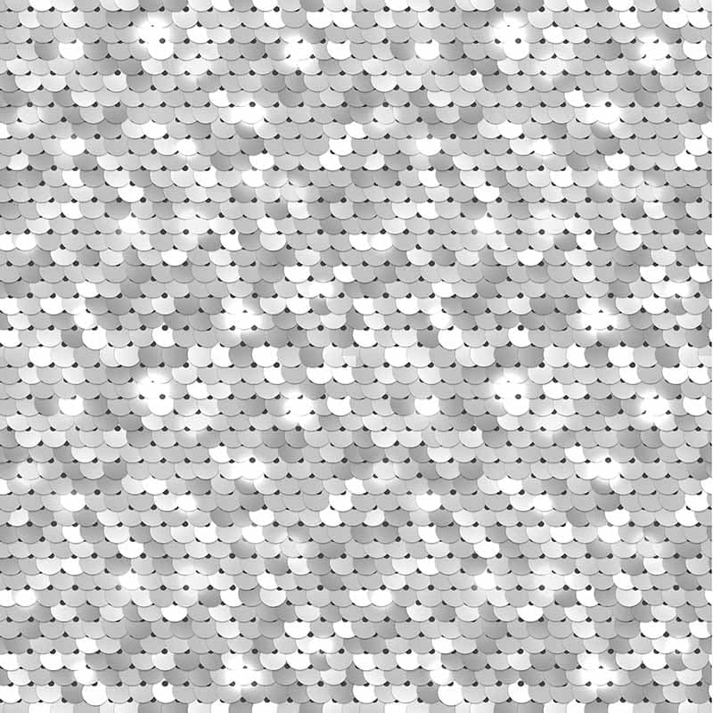 Silver Sequins Texture Mural Wallpaper pattern detail