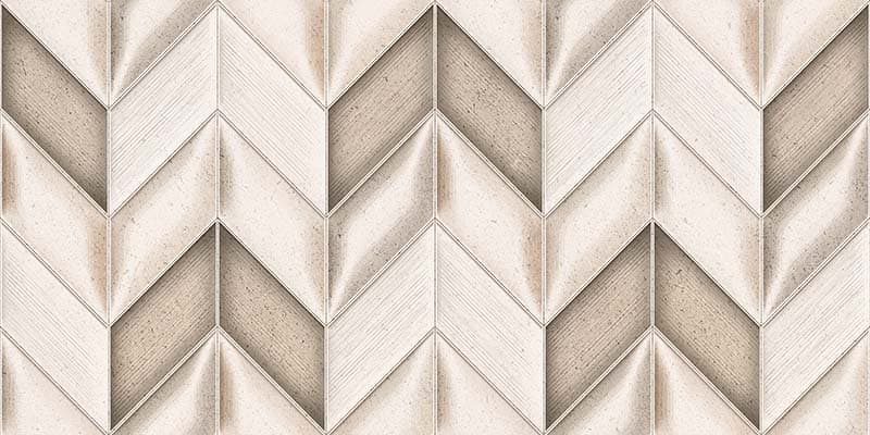 Beautiful Zigzag Chic Geometry Wallpaper Mural pattern detail