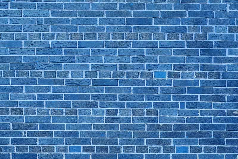 Blue Brick Ridge Wallpaper Mural pattern detail