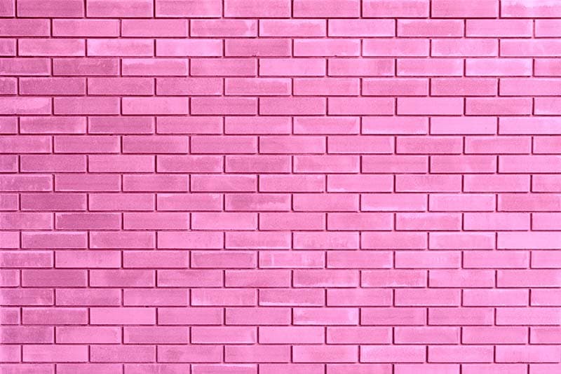 Blushing Brick Walls of Serenity Wallpaper Mural pattern detail