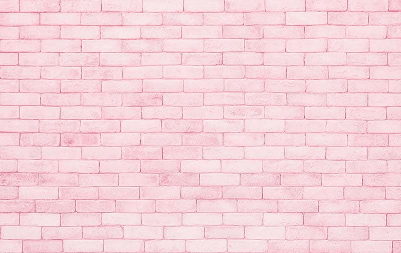 Pink Brick Harmony Melody Wallpaper Mural pattern detail
