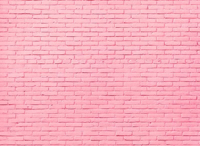 Pink Brick Shades of Tranquility Wallpaper Mural pattern detail