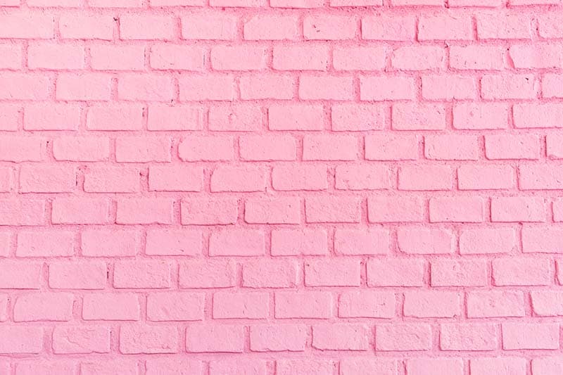 Pink Brick Symphony Harmony Wallpaper Mural pattern detail