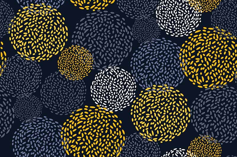 Circular Synergy Scandi Charm Wallpaper Mural pattern detail