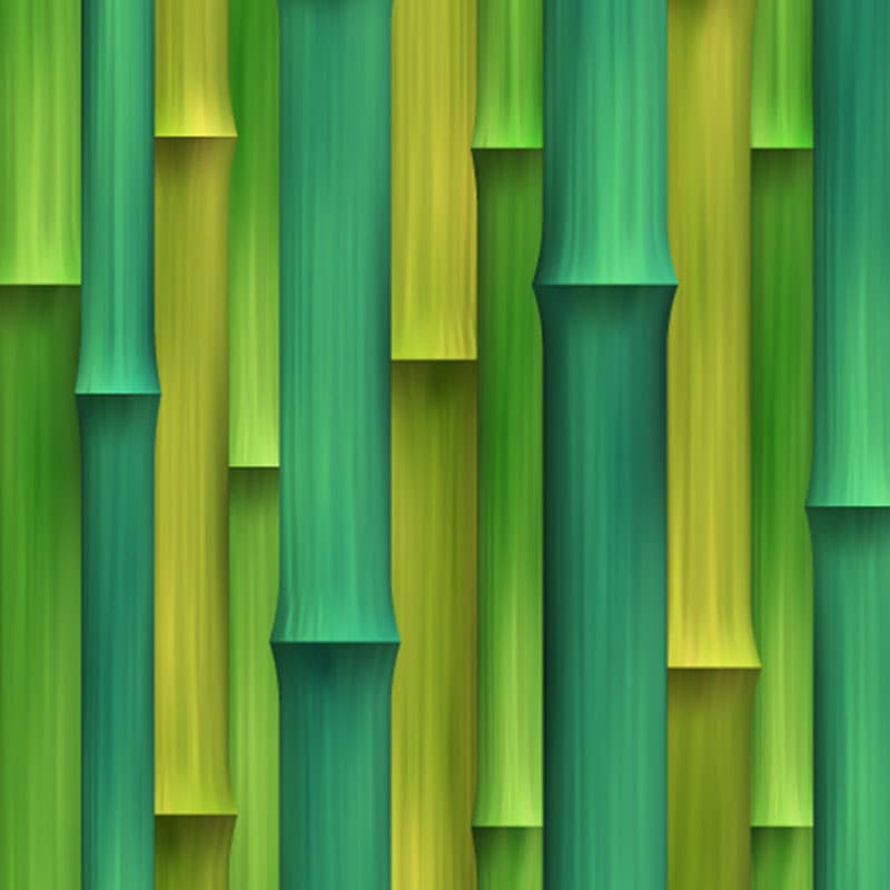 Elegant Green Bamboo Harmony Scene wallpaper pattern detail