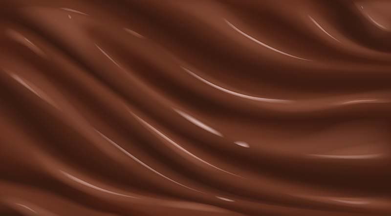 Realistic Chocolate Waves Wallpaper Mural pattern detail