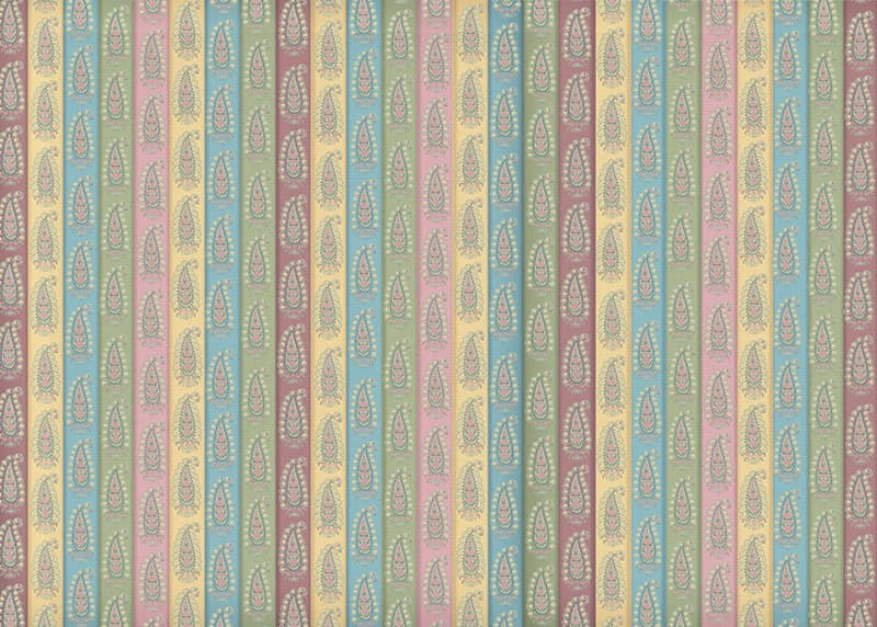 Ikat, Weave of Traditions Wallpaper Mural, Customized pattern detail