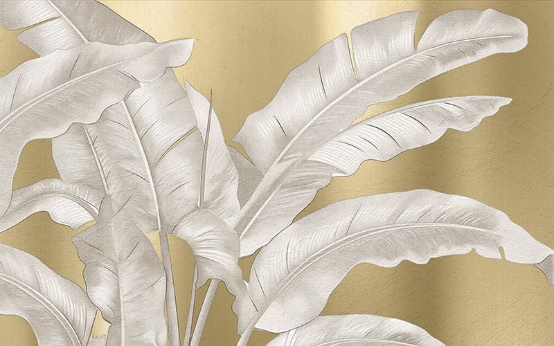 Aura, Regal Tropic Harmony Wallpaper Mural, Customized pattern detail