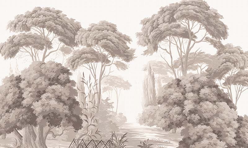 Rahat, Old Forest Trees Wallpaper Mural pattern detail