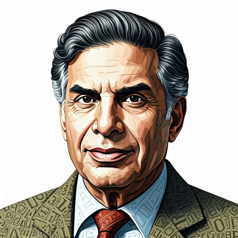 Ratan Tata Wallpaper for Wall pattern detail
