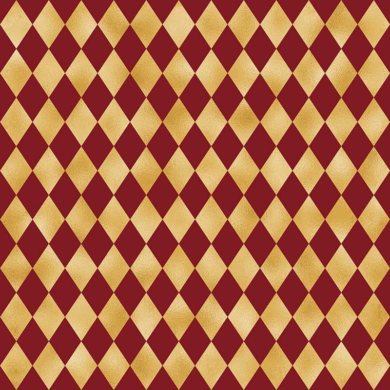 Luxurious Golden Maroon Trellis Wallpaper Mural pattern detail