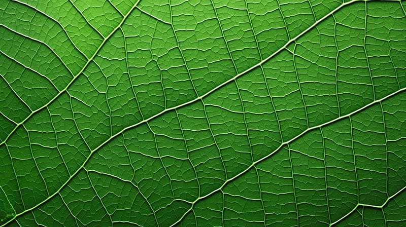 Green Leaf Texture Wallpaper Mural pattern detail