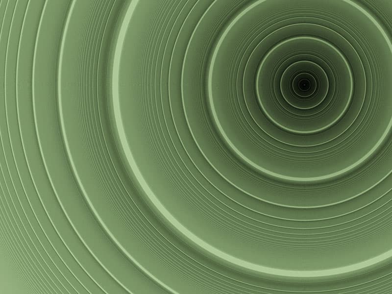 Concentric Green in Pista Green Wallpaper Mural pattern detail