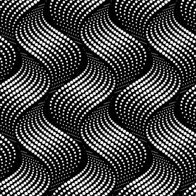 Monochrome Geometric Mural Wallpaper pattern detail
