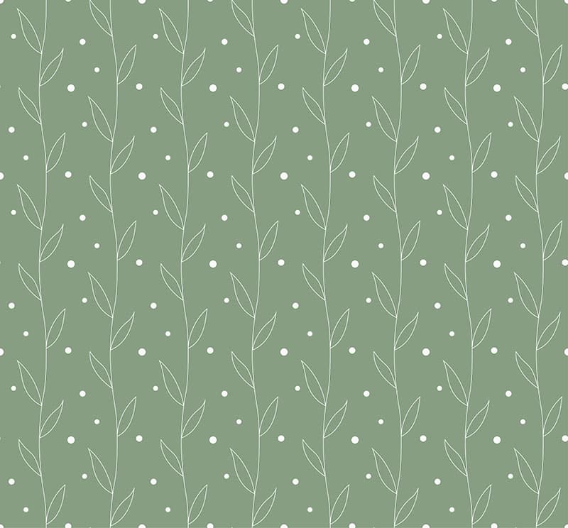 Hand Drawn Leaf Texture Wallpaper Mural pattern detail