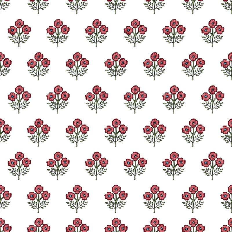 Bloom Alchemy Wallpaper Mural pattern detail