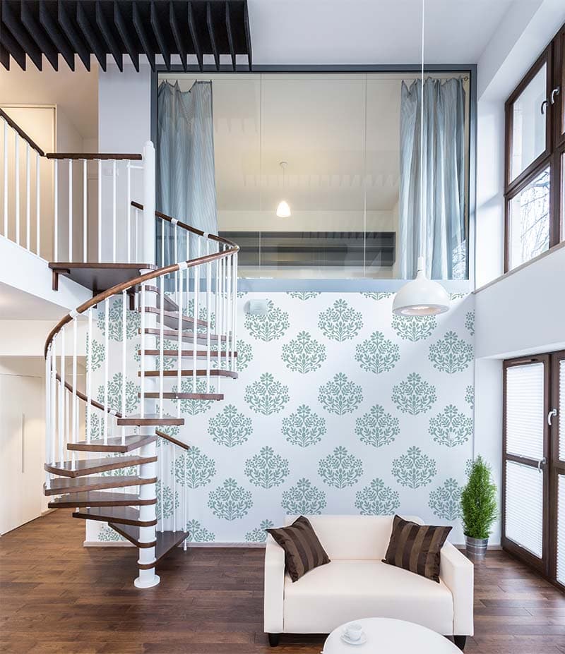 Timeless Flora Wallpaper Mural shown in a room