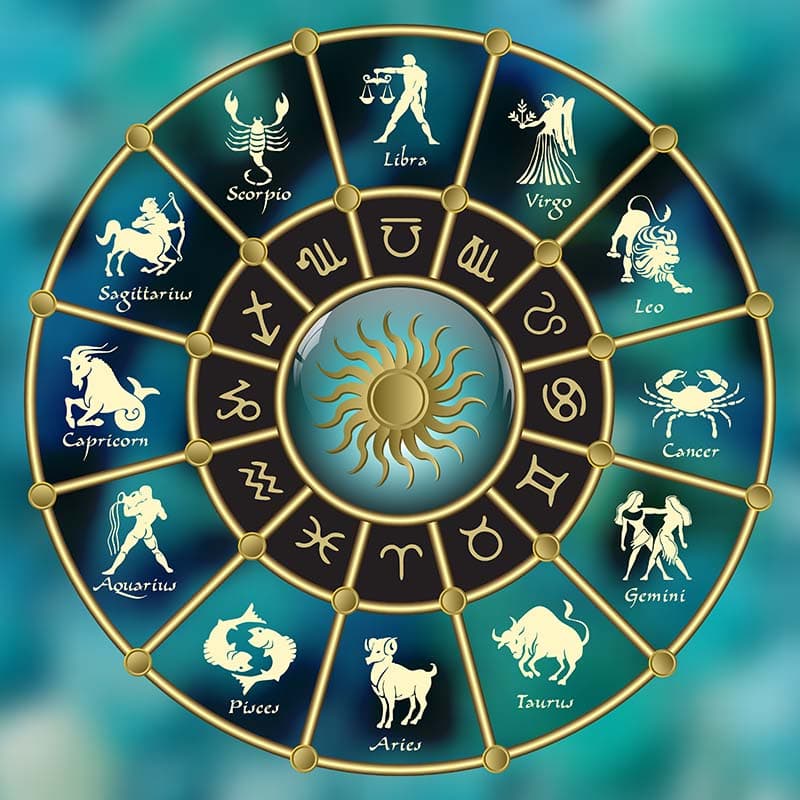 Astrological Signs Wallpaper Mural pattern detail