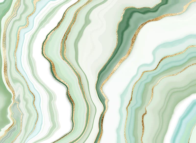 Mint Green Agate Marble Texture Wallpaper Mural pattern detail