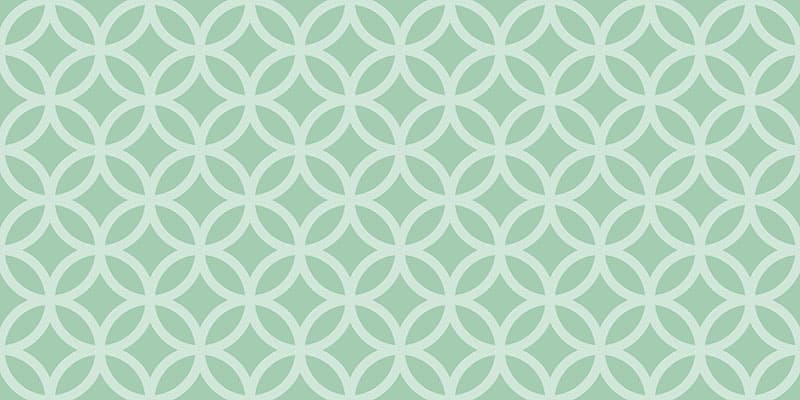 Mint Green Mid Century Pattern Wallpaper Mural pattern detail
