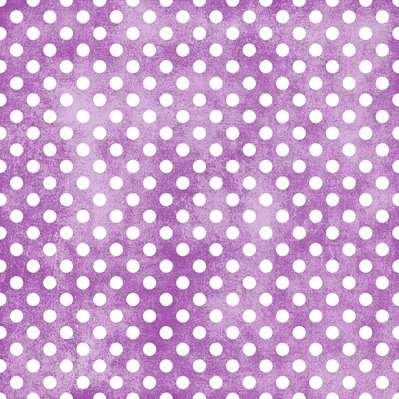Shabby Chic Purple Polka Dots Wallpaper Mural pattern detail