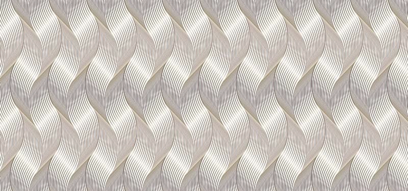 3D Modern Wavy Stripes Pattern Wallpaper Mural pattern detail