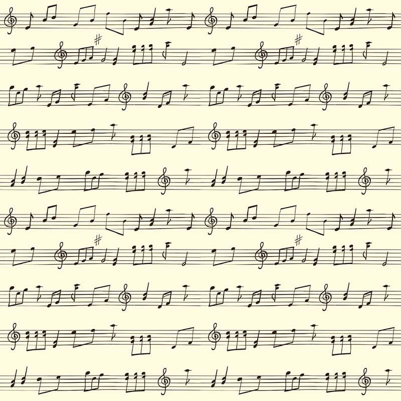 Chord Chronicle Music Notes Wallpaper Mural pattern detail
