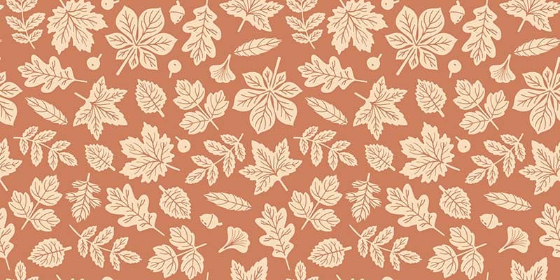 Rustling Maple Leaves Wallpaper Mural pattern detail